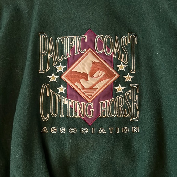 Golden Bear Varsity Bomber Jacket, Pacific Coast Cutting Association, Sz XL - Picture 4 of 15